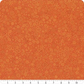 Sun Print Woodland Tangerine Yardage | SKU# 790-O