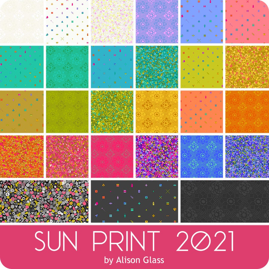 Alison Glass Sun Print 2019 Collection Print Half Yard Bundle