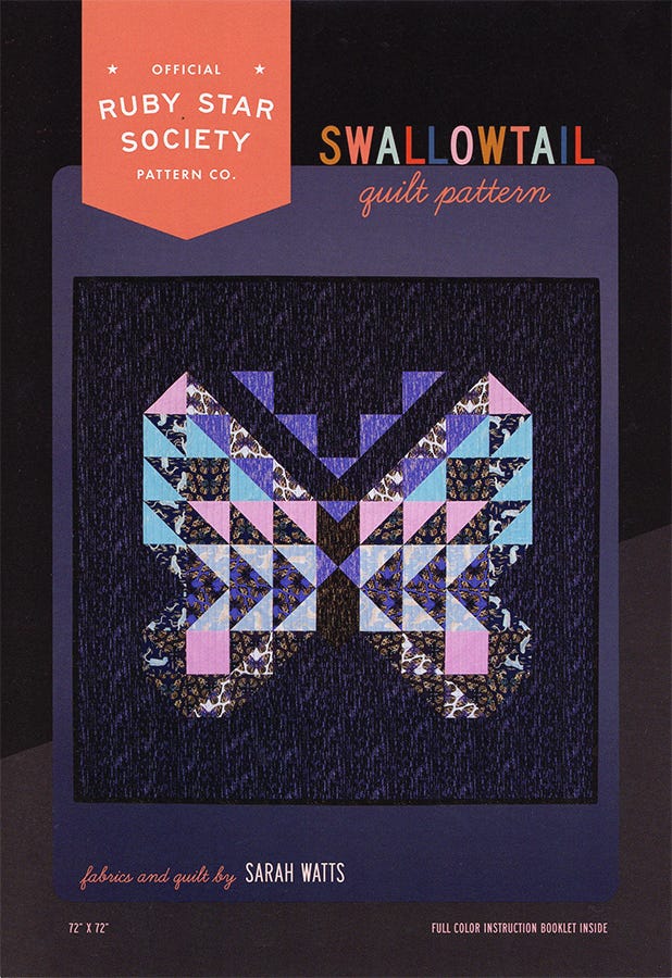 Swallowtail Quilt Pattern | Ruby Star Society Pattern Co. #RSS-P110