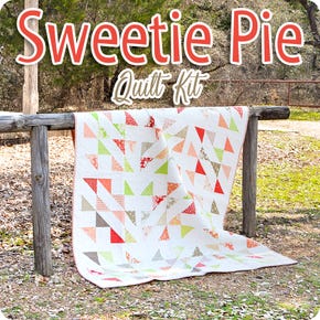 Sweetie Pie Quilt Kit | Featuring Strawberries & Rhubarb by Fig Tree Quilts