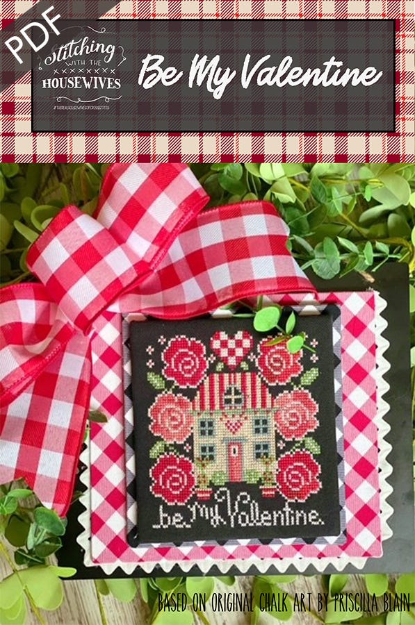 PDF Download Subversive Valentines Day Voodoo Doll Cross Stitch Pattern