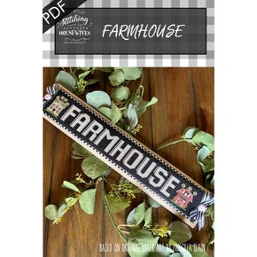 Farmhouse Downloadable PDF Cross Stitch Pattern | Stitching with the Housewives
