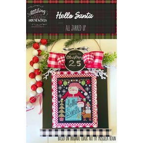 Hello Santa Cross Stitch Pattern | Stitching with the Housewives All Jarred Up