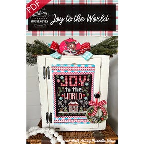 Joy to the World Downloadable PDF Cross Stitch Pattern | Stitching with the Housewives