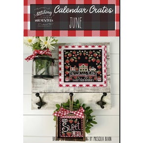June Calendar Crates Cross Stitch Pattern | Stitching with the Housewives