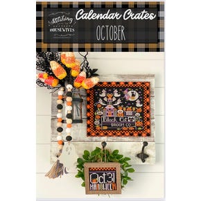 October Calendar Crates Cross Stitch Pattern | Stitching with the Housewives