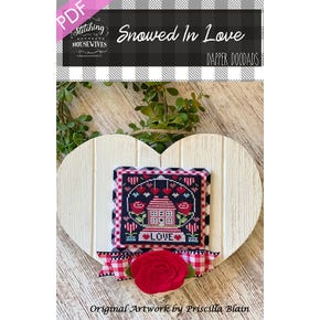 Snowed In Love Downloadable PDF Cross Stitch Pattern | Stitching with the Housewives Dapper Doodads