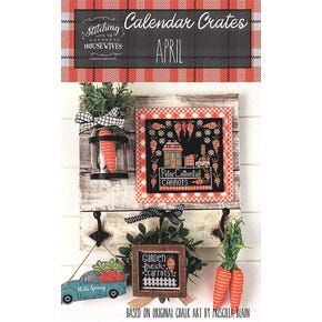 April Calendar Crates Cross Stitch Pattern | Stitching with the Housewives