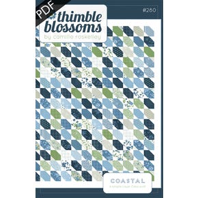Coastal Downloadable PDF Quilt Pattern | Thimble Blossoms