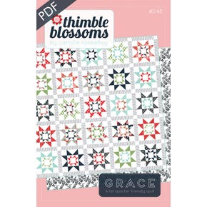 Grace Downloadable PDF Quilt Pattern | Thimble Blossoms