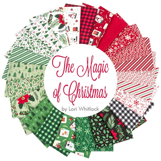 The Magic of Christmas Fat Quarter Bundle | Lori Whitlock for Riley Blake Designs