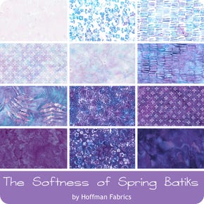 The Softness of Spring Batiks Yardage | Hoffman Fabrics