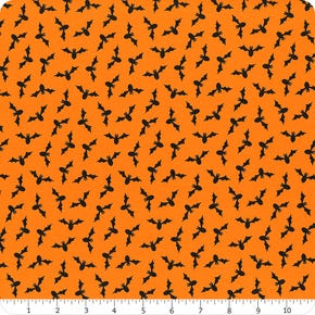 Too Cute to Spook Orange Pumpkin Wing Ding Yardage | SKU# 22423-13