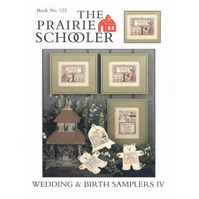 Wedding and Birth Sampler IV Cross Stitch Pattern | The Prairie Schooler