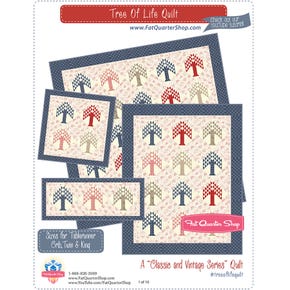 Tree of Life Classic & Vintage Downloadable PDF Quilt Pattern | Fat Quarter Shop