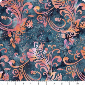 Up with the Sun Batiks Celestials Floral Design Yardage | SKU# U2454-549
