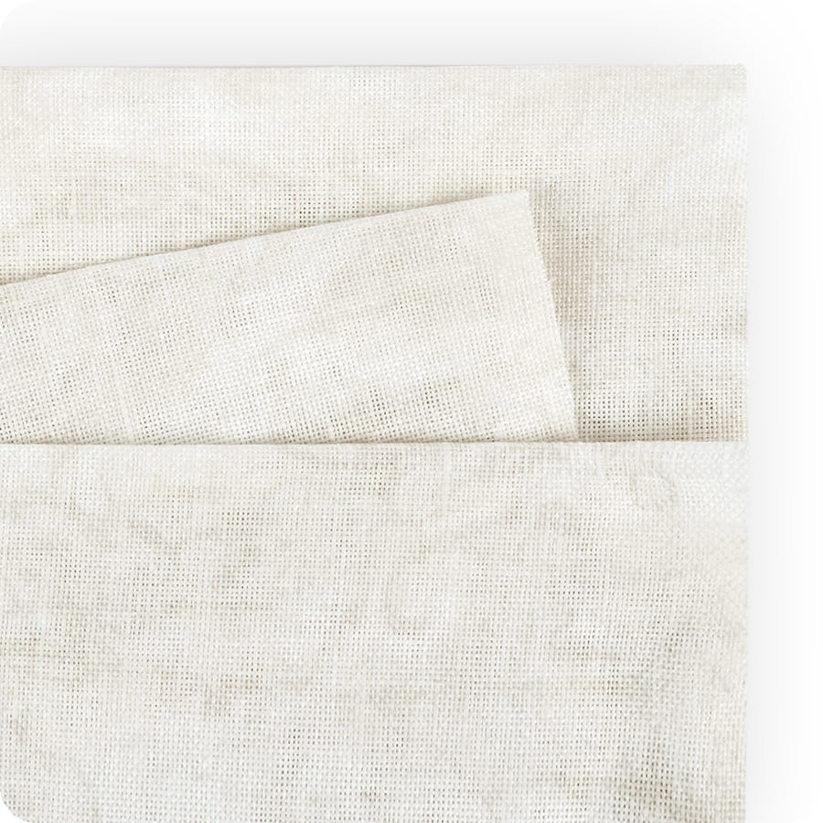 Vintage Smokey White 32 Count Belfast Linen 18