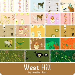 West Hill Yardage | Heather Ross for Windham Fabrics