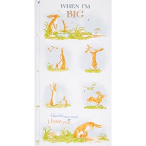 When I Am Big White Growth Chart Quilt Panel | SKU# Y2870-1