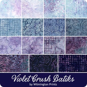 Violet Crush Batiks 5 Karat Jewels | Wilmington Prints
