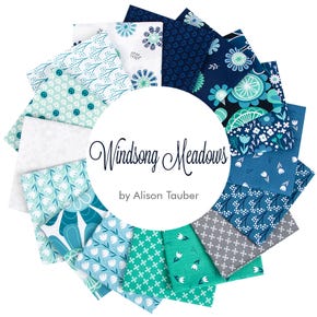 Windsong Meadows Fat Quarter Bundle | Alison Tauber for Wilmington Prints
