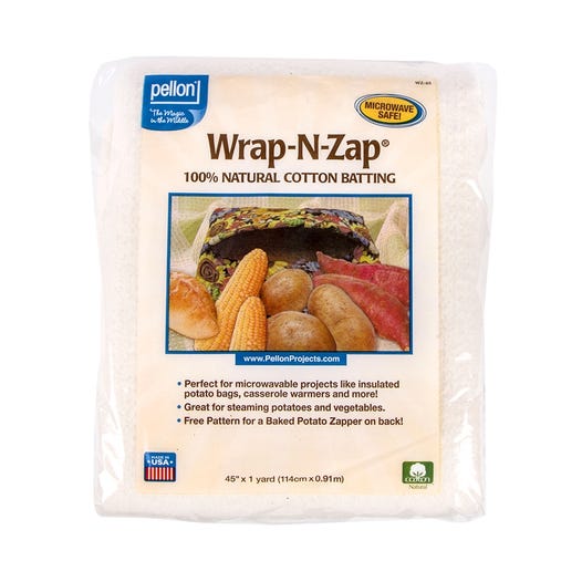 Wrap-N-Zap Natural Cotton Batting | Pellon #WZ45