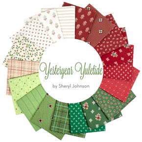 Yesteryear Yuletide Fat Quarter Bundle | Sheryl Johnson for Marcus Fabrics