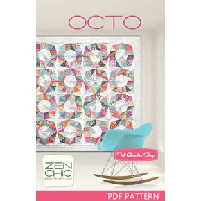 Octo Downloadable PDF Quilt Pattern | Zen Chic