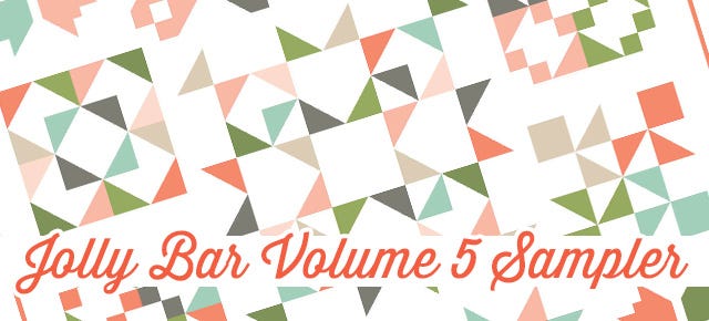 The Jolly Bar Book Vol. 5 Sew Along