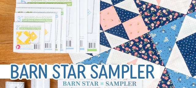 Barn Star Sampler Quilt Along
