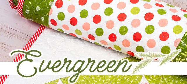 Evergreen Mystery Stitch and Quilt Along