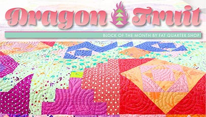 Tula Pink Dragon Fruit Block Of The Month