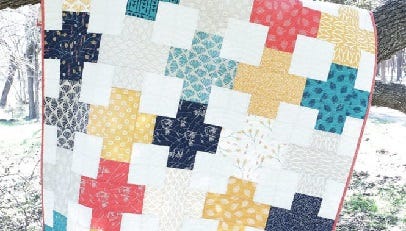 Layer Cake Lattice – Free Quilt Pattern