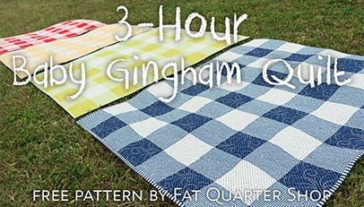 3-Hour Baby Gingham Quilt