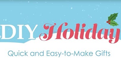 Gift and Holiday DIY Projects Video Tutorials