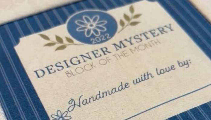 2022 Designer Mystery Block of the Month Program