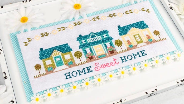 Home Sweet Home Cross Stitch Pattern