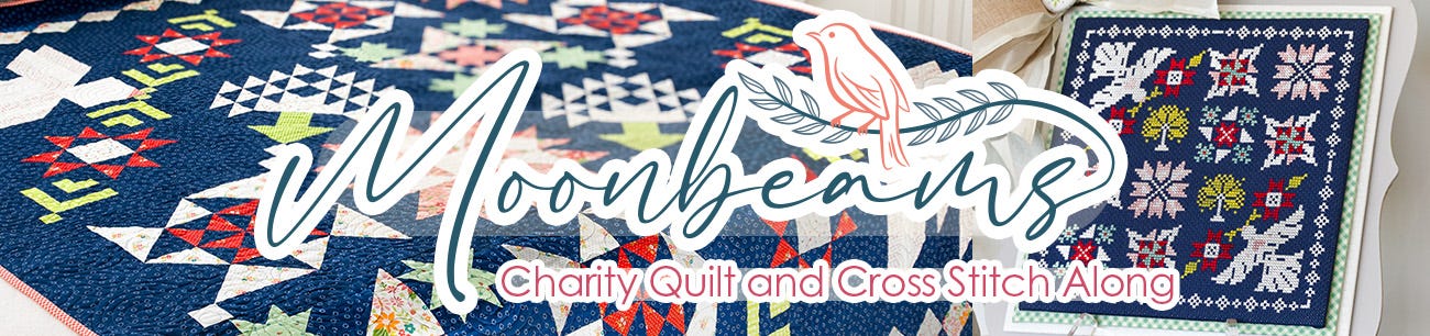 Moonbeams Charity Quilt and Stitch Along