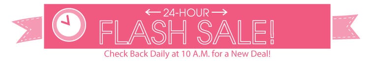 24 Hour Flash Sales at the Fat Quarter Shop!