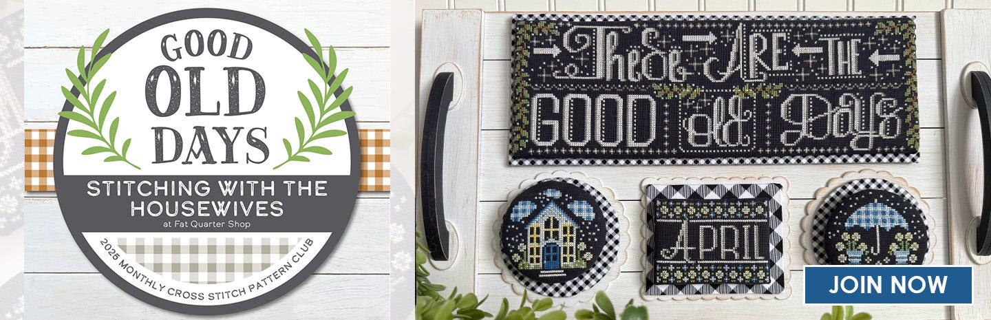 Good Old Days Cross Stitch Pattern Club