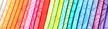 Rainbow Sherbet by Sariditty for Moda Fabrics