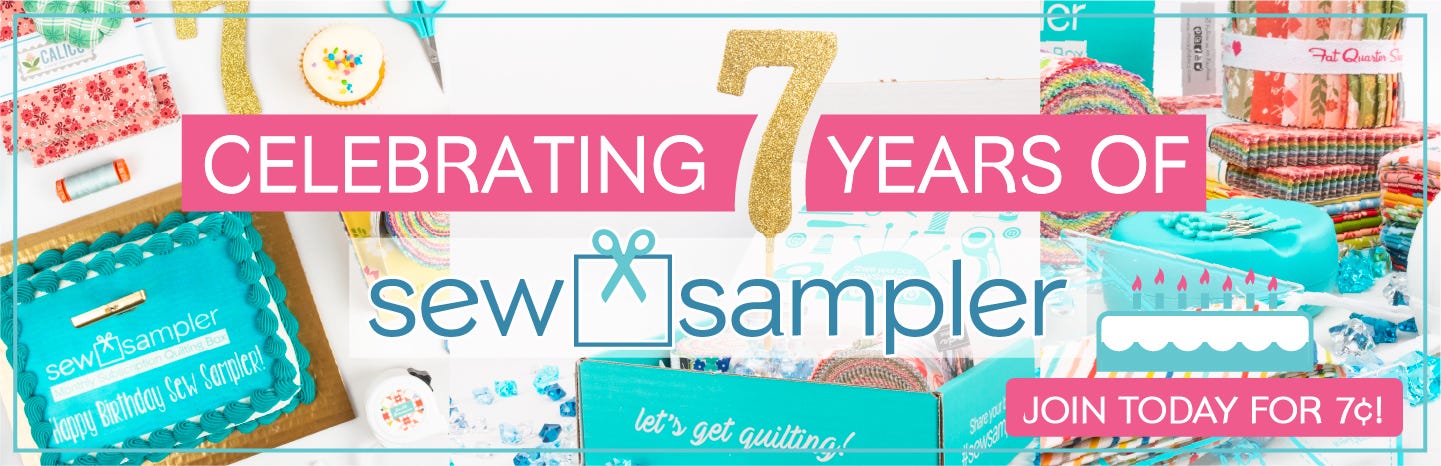 Sew Sampler Quilting Subscription Box