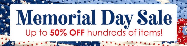 Fat Quarter Shop Memorial Day Sale 2025